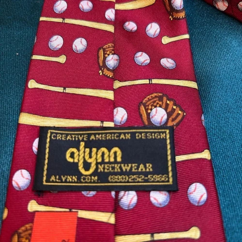 Alynn Neckwear baseball tie